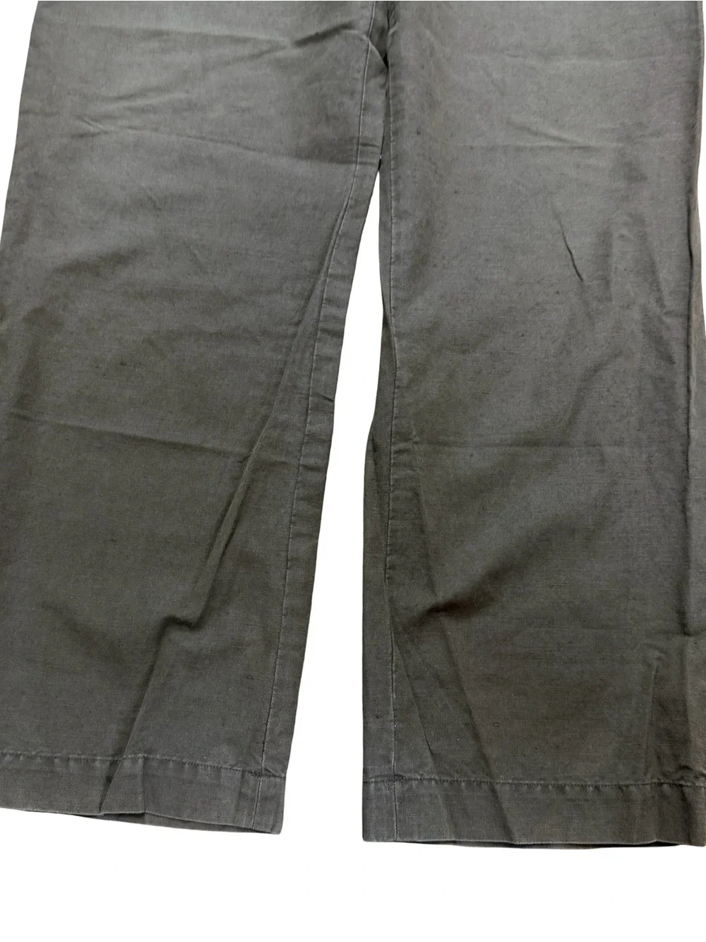 Mens Banana Republic Dawson Brown Cotton Linen Straight Pants Size 36x32